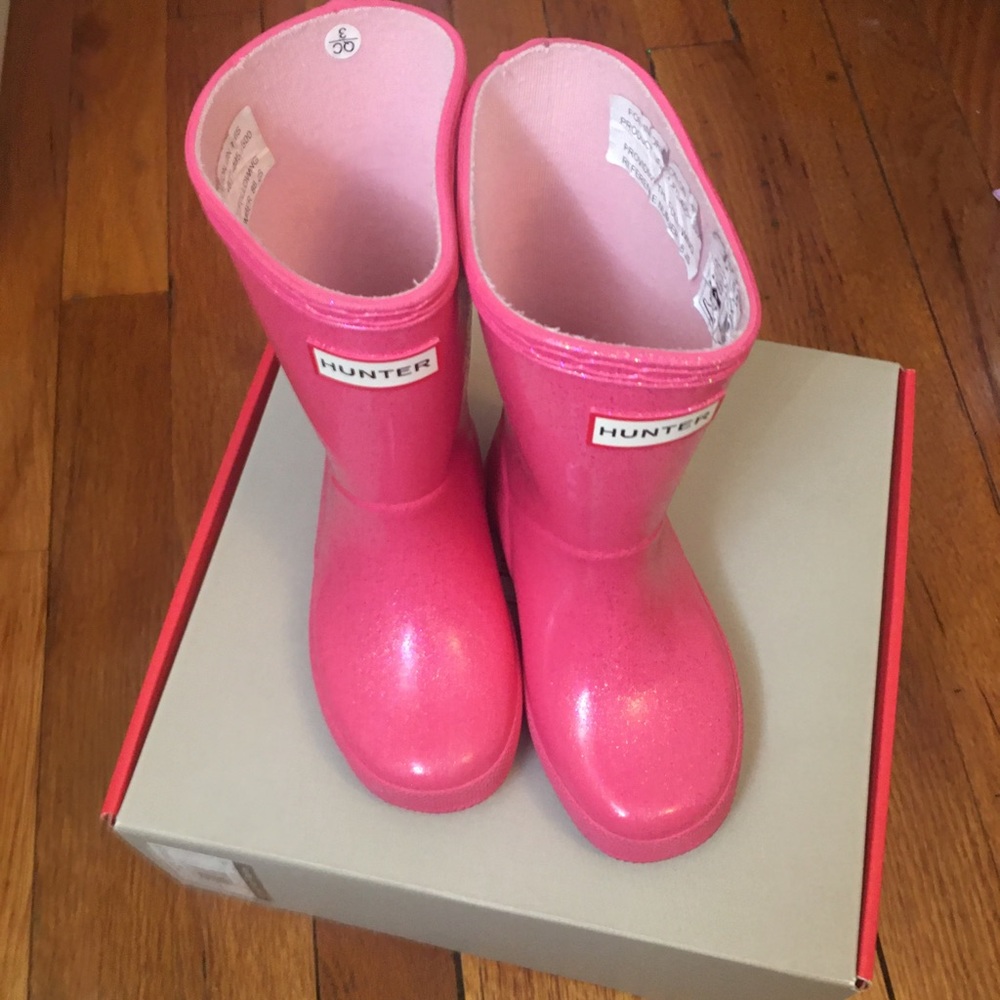 Girls Toddler Hunter Boots US size 8